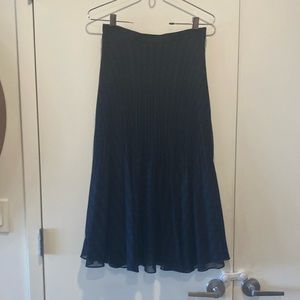 Club Monaco pleated midi skirt